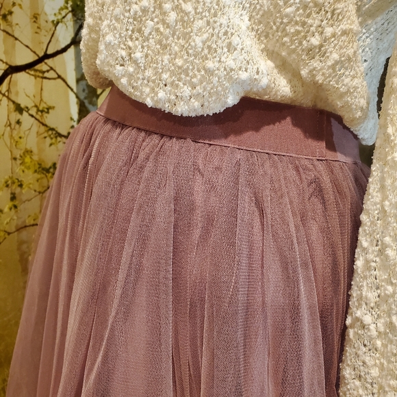 BOOHOO | Mauve Tulle Skirt - Picture 7 of 11